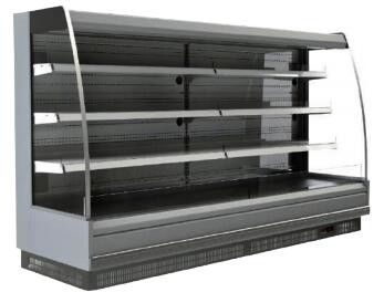 Verre Semi Verticale Gekoelde de BakkerijVitrine van de CakeVitrine