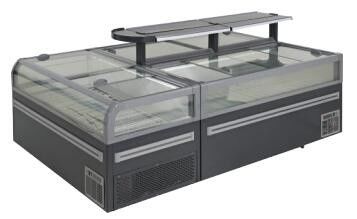 van de het Glasdeur van 610L 735L van de de Borstdiepvriezer van de het Glasborst de Glijdende diepvriezer van het de Diepvriezereiland