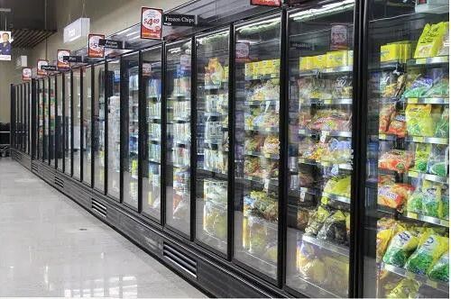 Rechte de Diepvriezer Lage Temperatuur met alle accomodatie 3 van de Glasdeur 4 5 6 Deuren