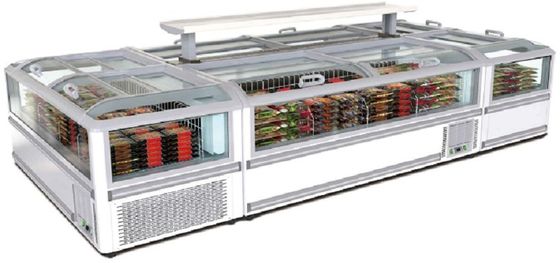 Het hoge van de het Glasdeur van de Beëindigenversie de Borstdiepvriezer 600L 700L 1000L statische koelen