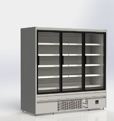 De Deurkoeler 2/3/4 deur 220V/50HZ van het supermarktr290 Rechte Glas