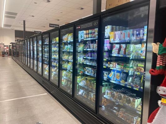 Rechte de Diepvriezer Lage Temperatuur met alle accomodatie 3 van de Glasdeur 4 5 6 Deuren