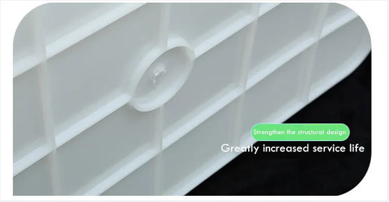 PE Plastic Freezer Tray Verdikte Plastic Basin Vers ijs Vierkante Plastic Dispensing Tray