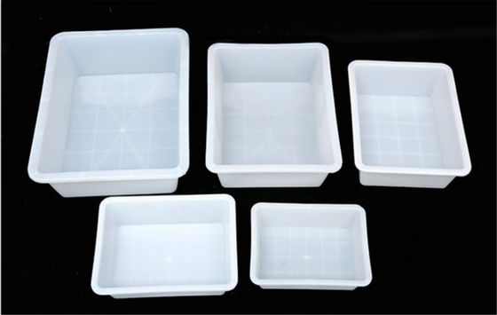 Rectangular Plastic Supermarket Kinderdagverblijf Opbergdoos Verdikte verse doos mand