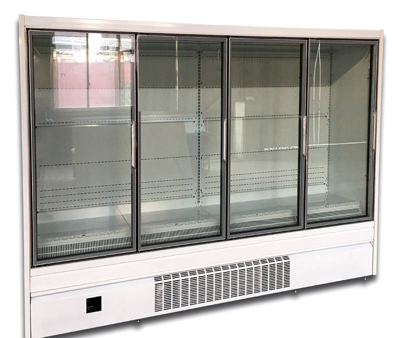De rechte Koeler van Multideck van de Glasdeur met 4 Deurenstop in Type uc-4D