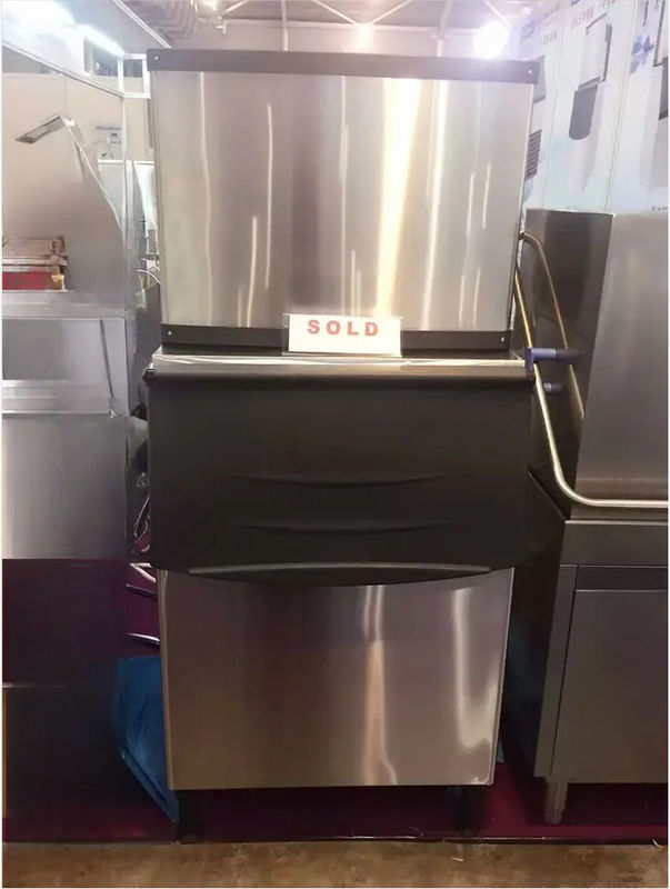455kg Ce Semi Crystal Cube Ice Maker Commercial in van de Theezeevruchten van de Barmelk de Sashimiwinkel